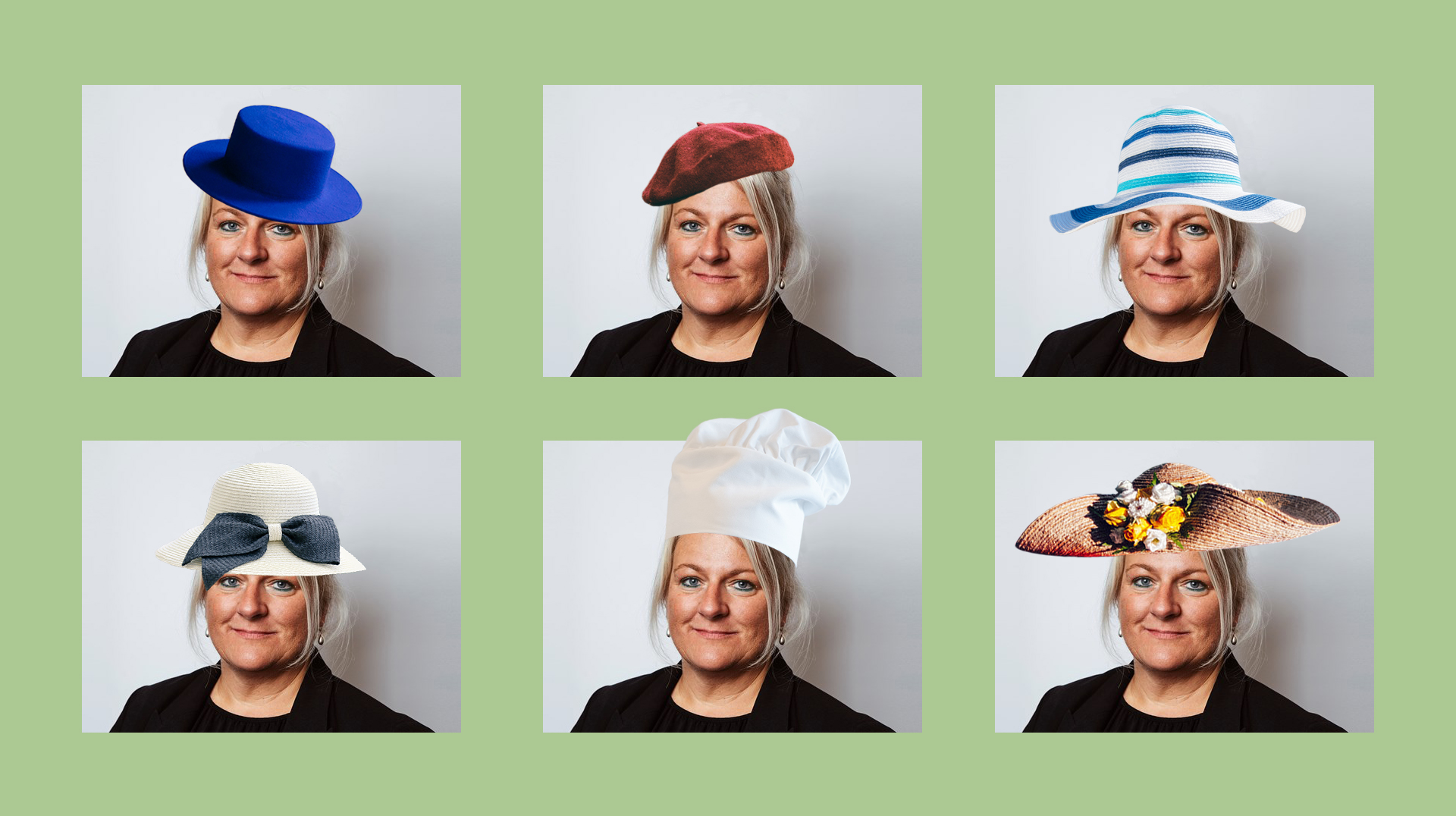 Many Hats Chefs Hat Version