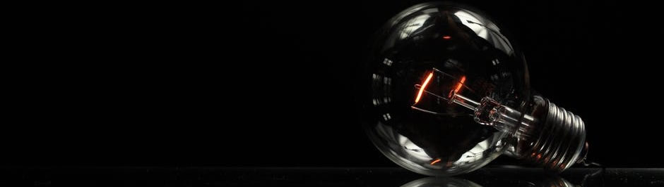 Mirror Light Black Glass Letterbox